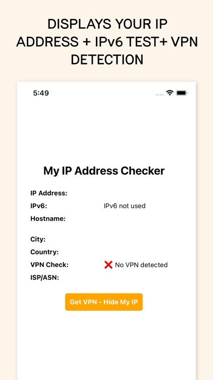 My IP Address Checker & Test
