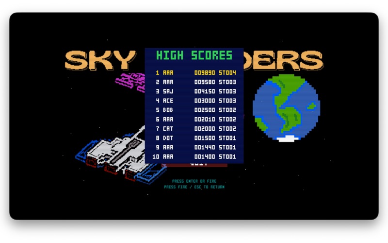 Screenshot #2 pour Sky Invaders