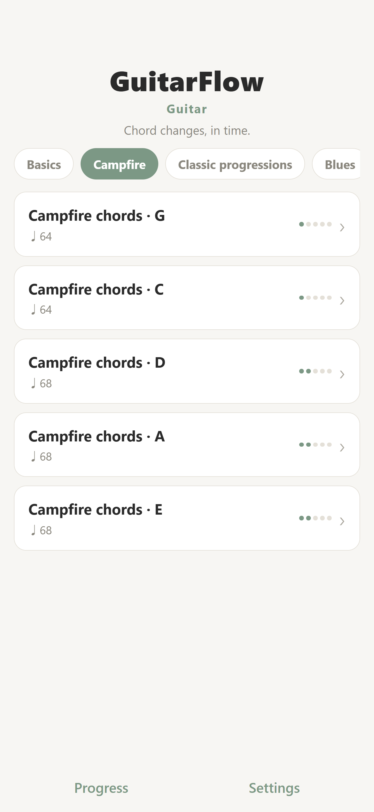 GuitarFlow: Guitar Chords screenshot 2