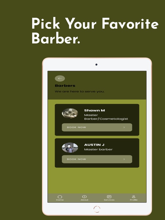 Former Times Barber Co iPad screenshot 2 - Business app