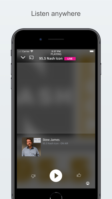 95.5 Nash Icon Screenshot