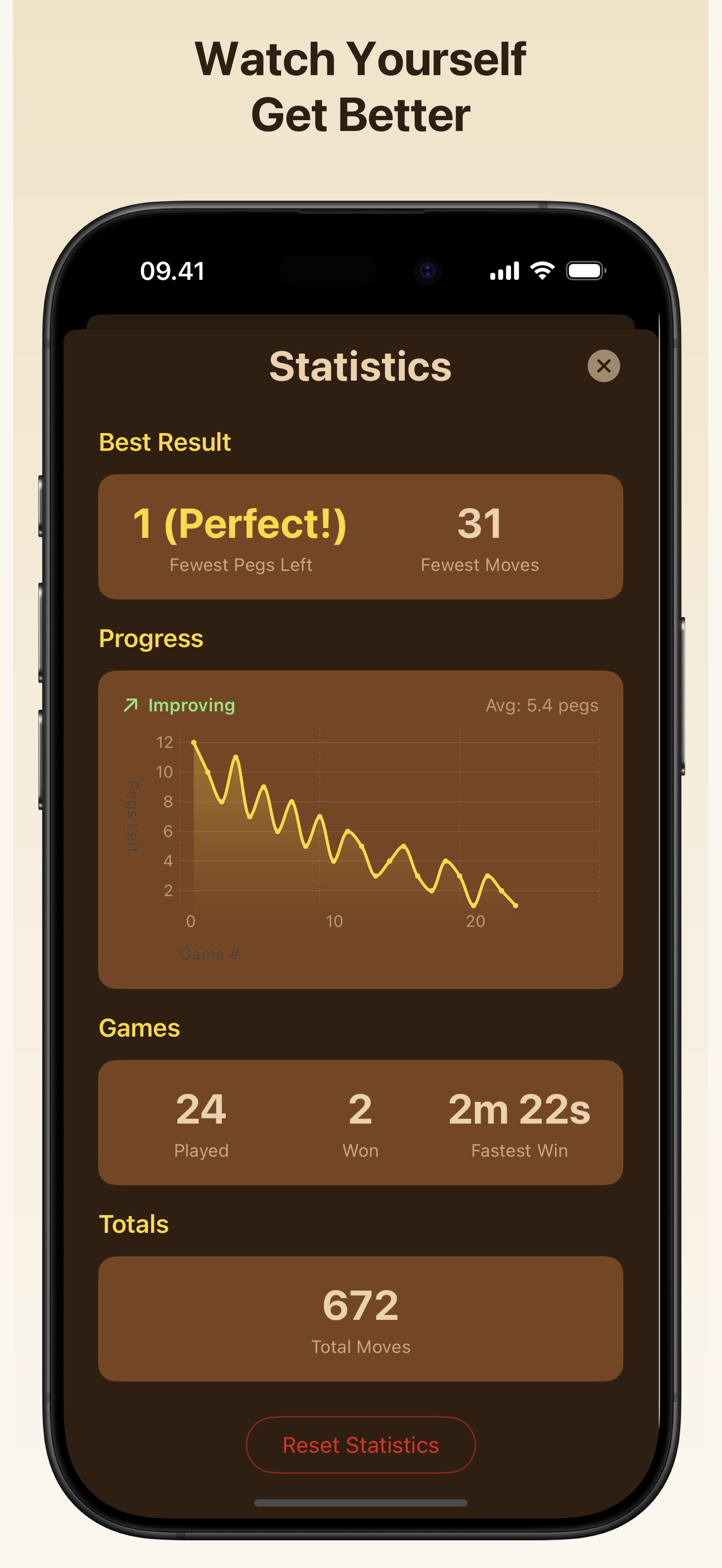 Ellen: Marble Peg Solitaire screenshot 5