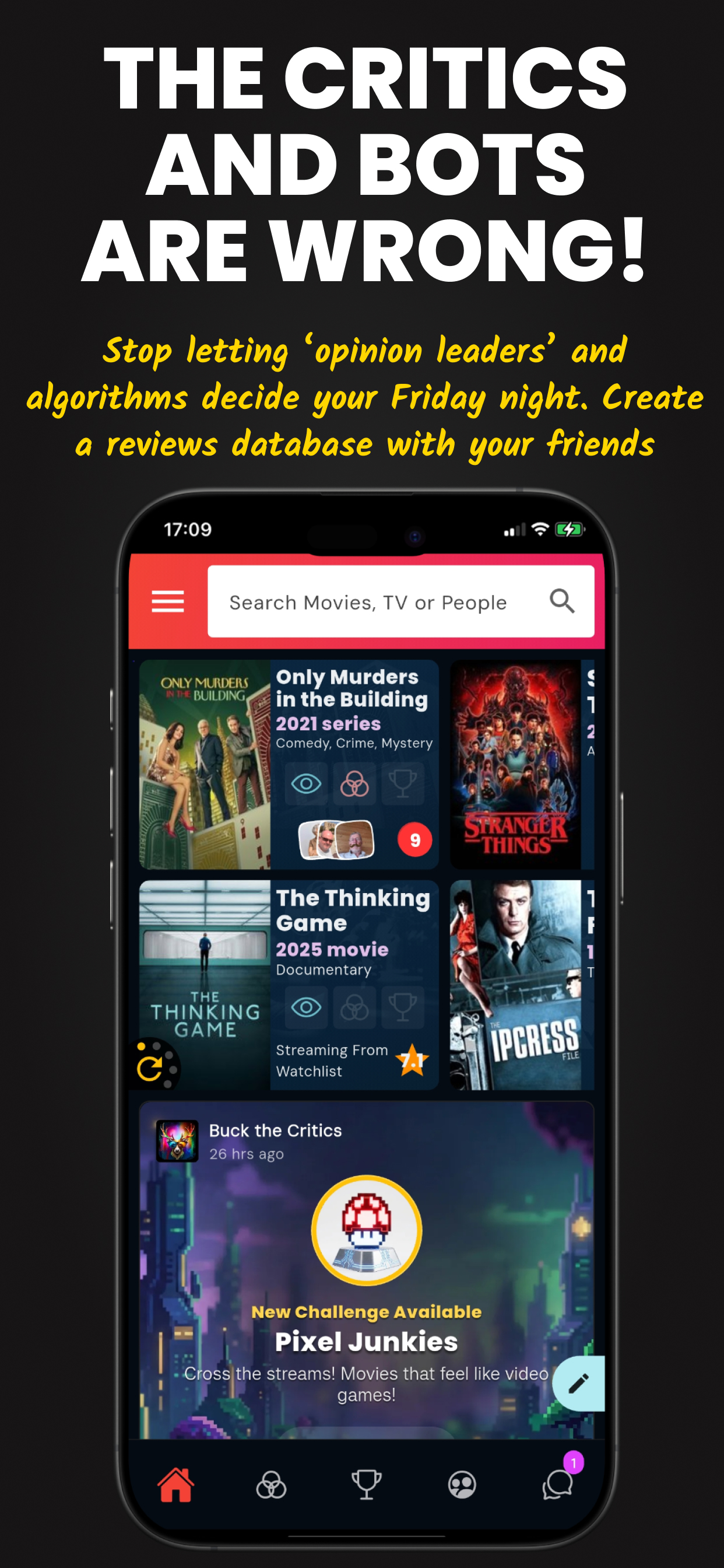 Buck The Critics: Track Movies