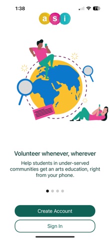 Volunteer App - ArtSphere screenshot