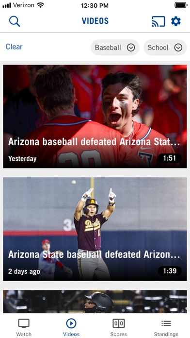 Pac-12 Now Screenshot