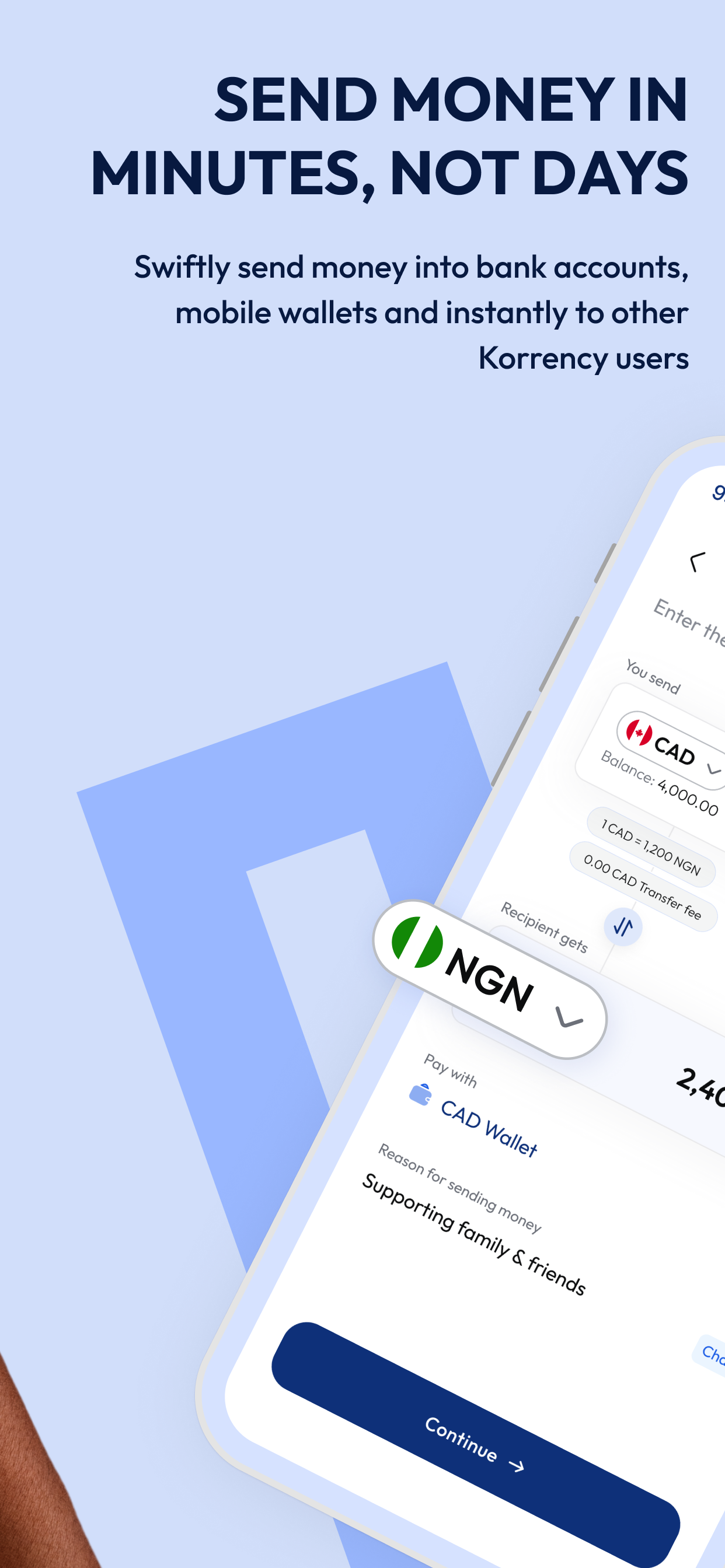 Korrency - Send Money Easily