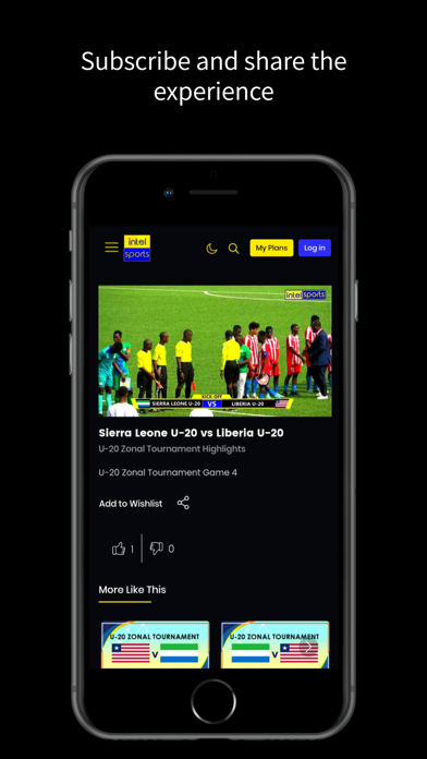 Intel Sports Screenshot
