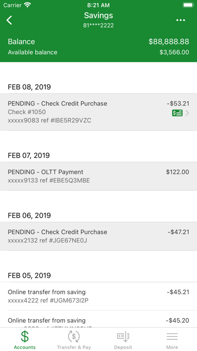 CBI Federal Credit Union Screenshot