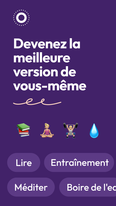 Screenshot #1 pour Onrise: Habit Tracker & Focus