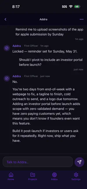 Addra: For Founders screenshot 1