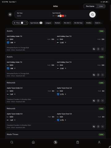 SmartStake ipad screenshot 3