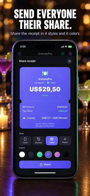 Tip Calculator - GratuityPro screenshot 4