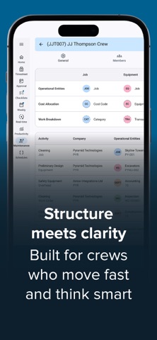 Construct Crew Time iPhone screenshot