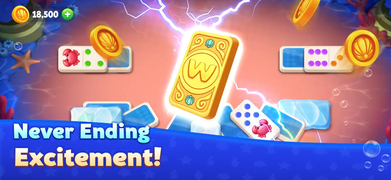 Domino Ocean : Solitaire Tiles iOS Mod IPA