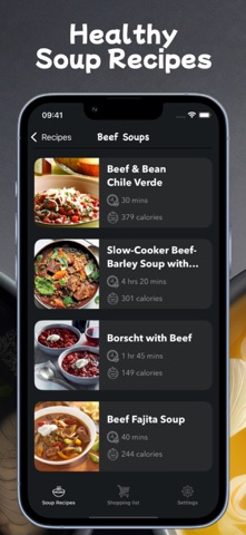 Soups: Prep Healthy Recipes screenshot