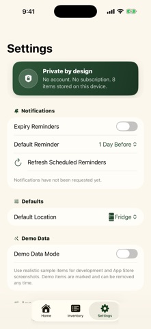 Use By: Food Tracker Screenshot 6 of 7