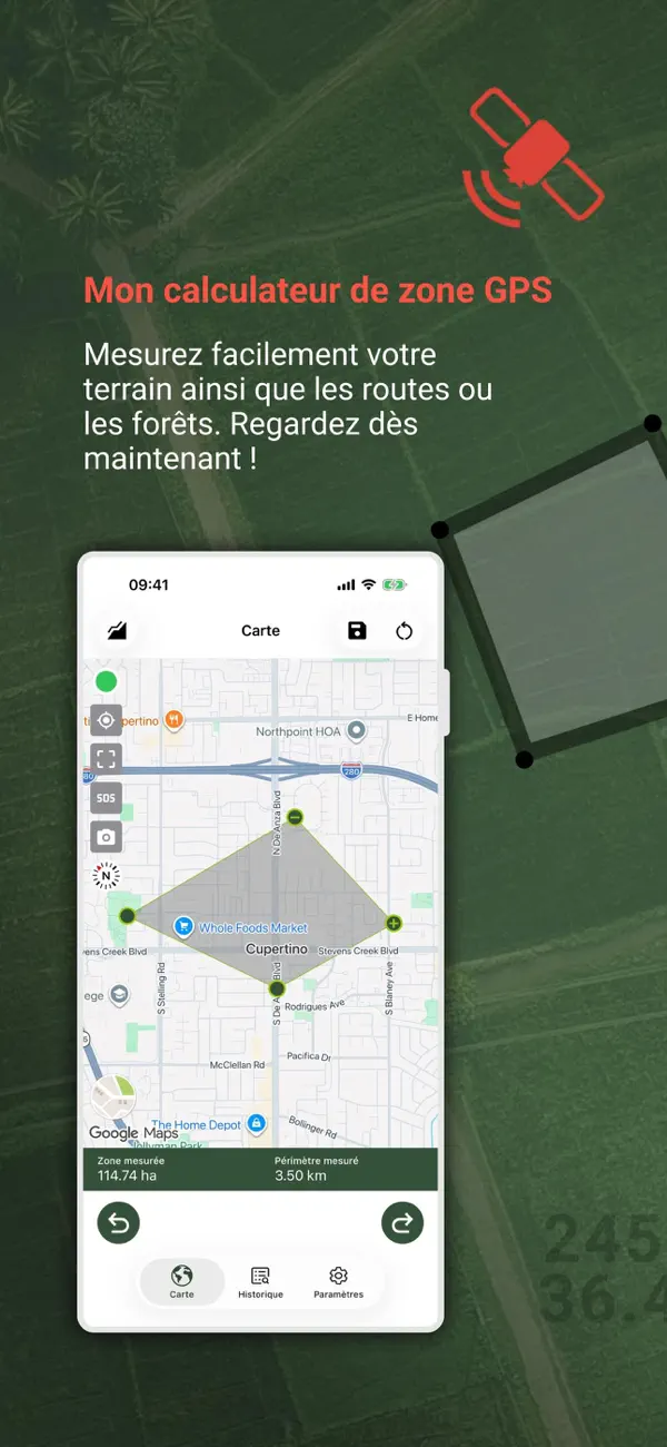 Screenshot #1 pour Mon calculateur de superficie