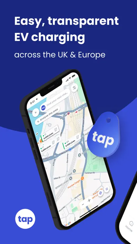 Tap Electric: EV charging screenshot 1 of 8