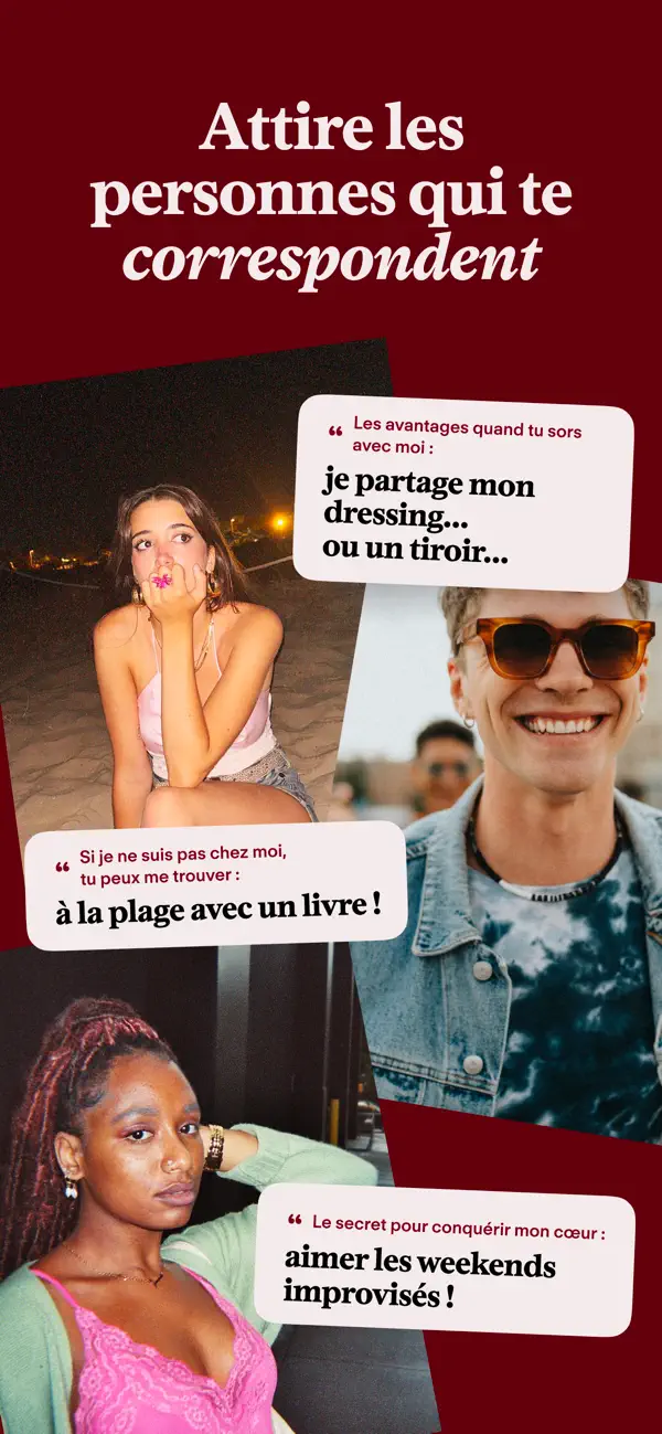 Screenshot #2 pour Tinder: appli de rencontre