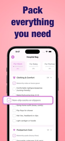 Contraction Timer & Counter Go screenshot