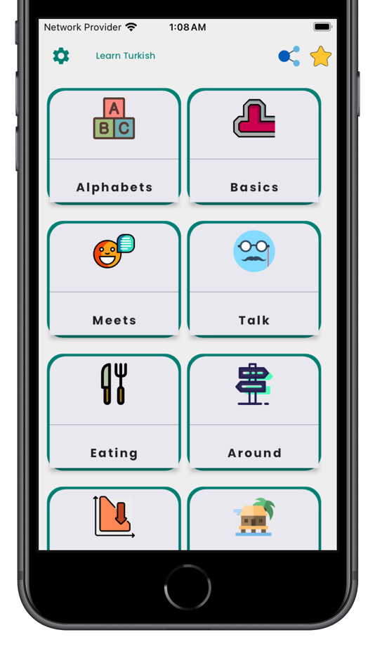 #1. Learn Turkish Language! (iOS) Podle: Kishwar Sultana