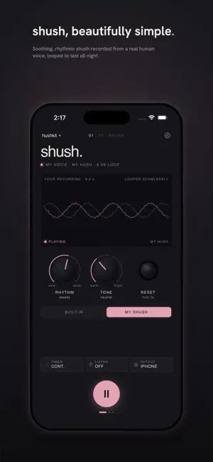 HushKit - Baby Sleep Sounds screenshot 1