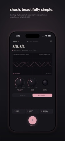HushKit - Baby Sleep Sounds iPhone screenshot