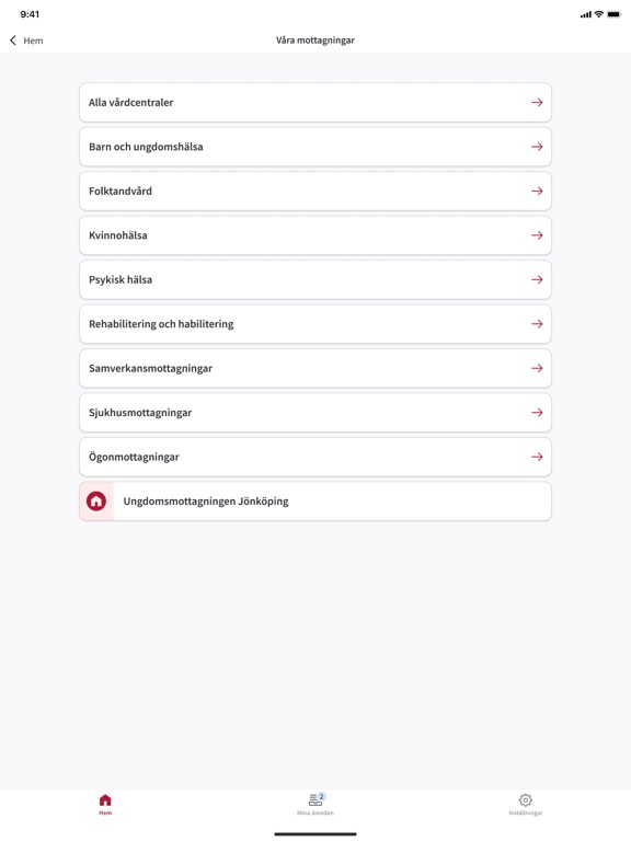 Screenshot #5 pour Min vård Region Jönköpings län
