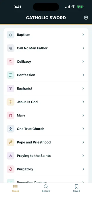 Catholic Sword Apologetics screenshot 1 of 5