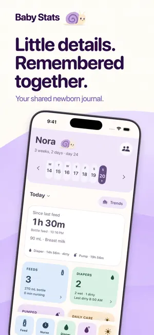 Baby Stats: Newborn Tracker screenshot 1