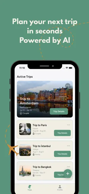 HolidAI - AI Trip Planner screenshot 1