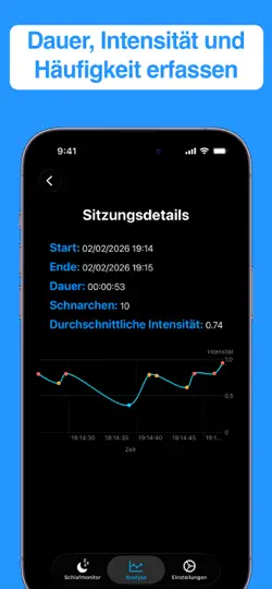 Screenshot von Schnarchalarm auf dem iPhone 2