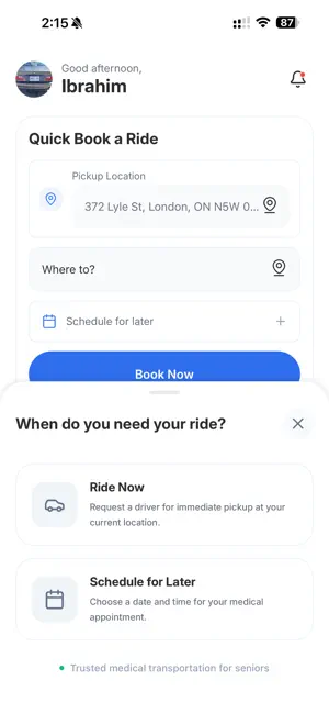 MediGo- Medical Transportation screenshot 2