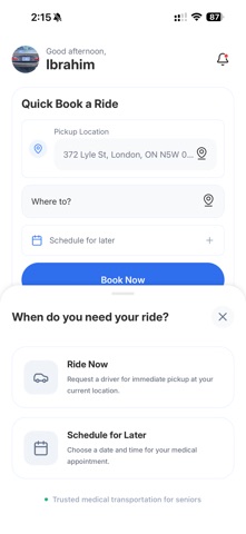 MediGo- Medical Transportation screenshot