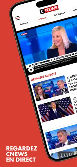 Capture d'écran de CNEWS - Toute L'Actu En Direct sur iPhone 4