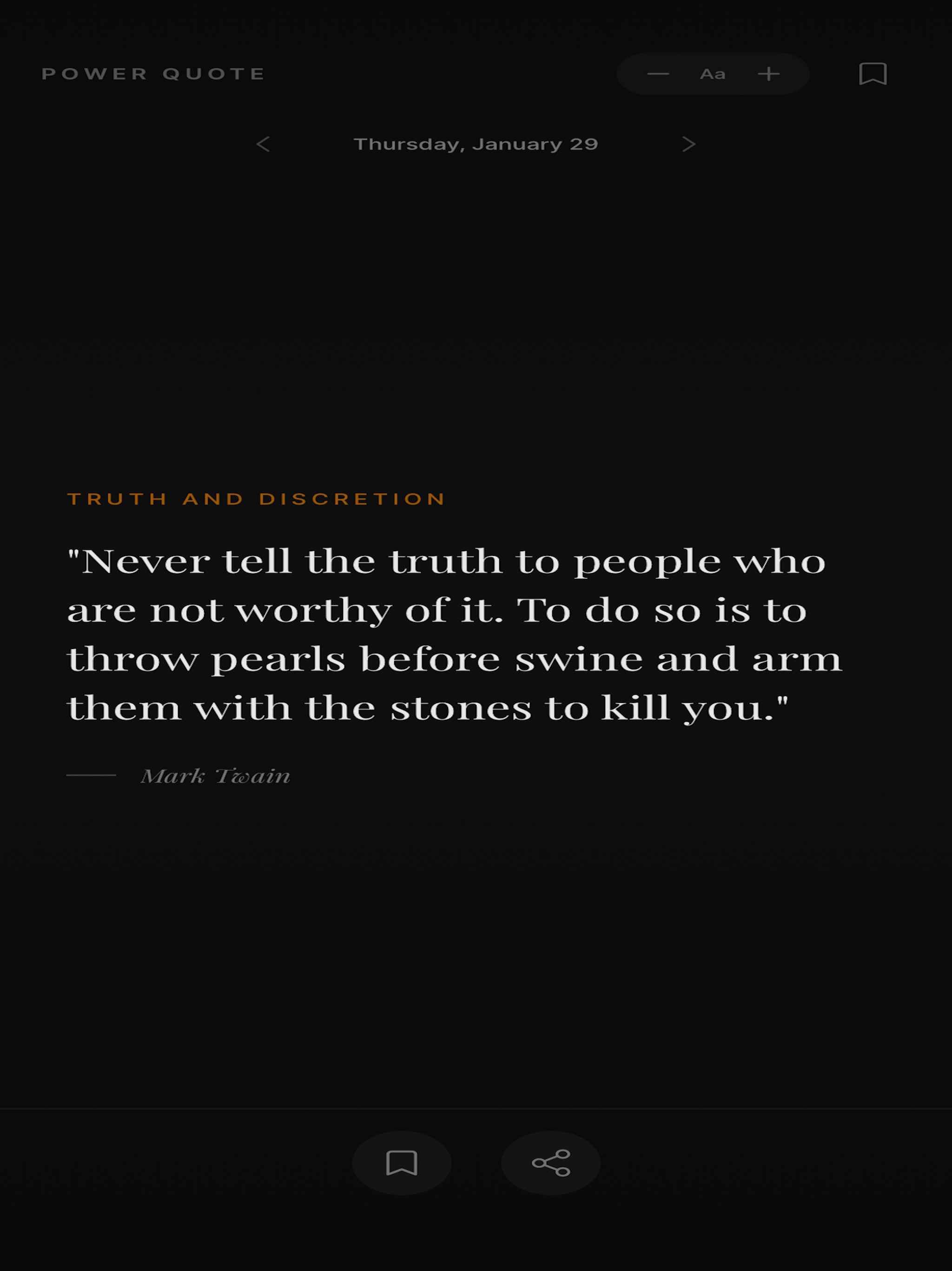 Power Quote of the Day
