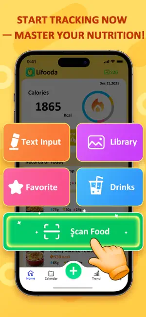 Lifooda - AI Calorie Tracker screenshot 2