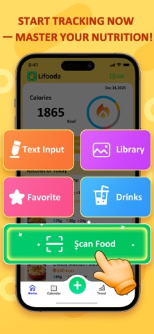 Lifooda - AI Calorie Tracker Screenshot 2 of 6
