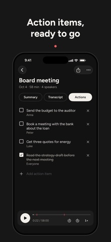 Referat: AI Meeting Notes Screenshot 5 of 6