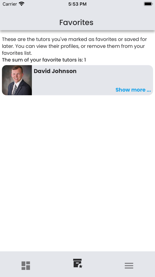 #6. TutorMe (iOS) By: Karam Tori