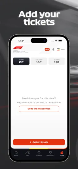 Capture d'écran de Formula 1 Belgian Grand Prix sur iPhone 5