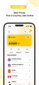 Yaalo eSIM: Buy Travel Data screenshot