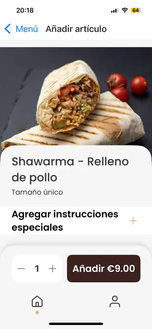Optimus Shawarma - Valencia screenshot 3