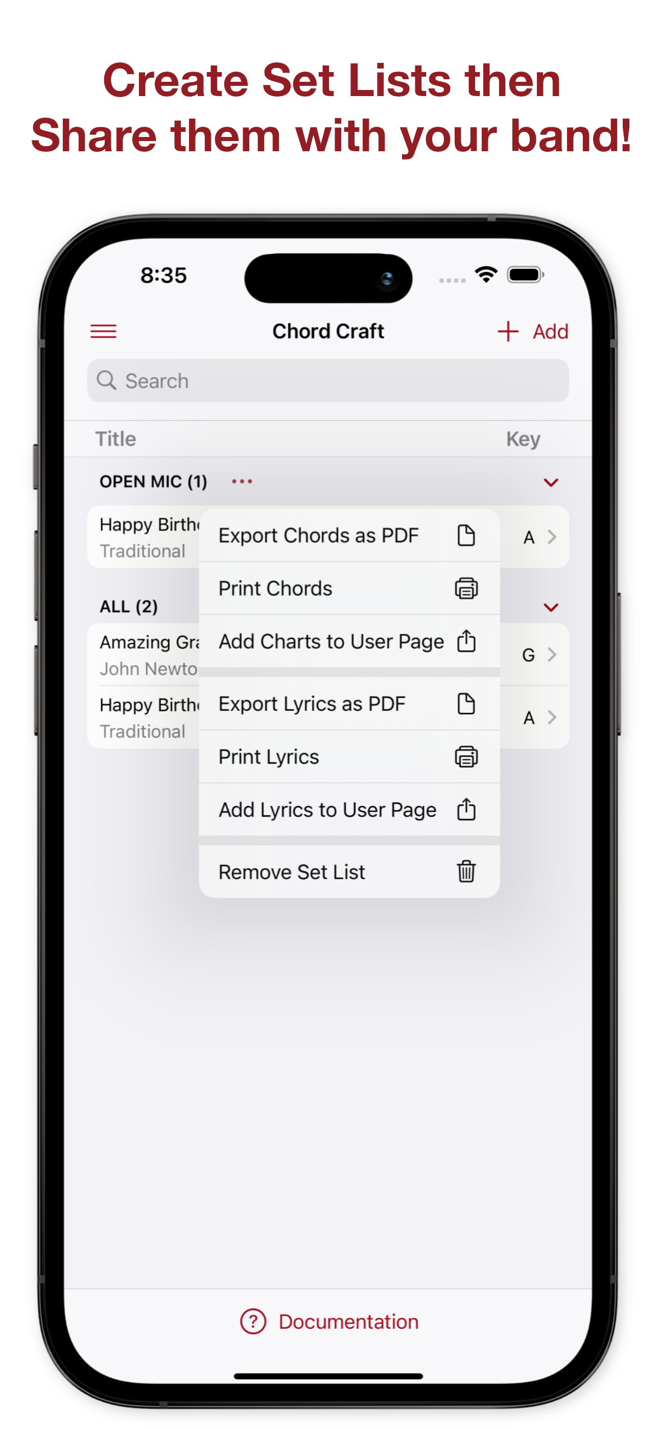 Chord Craft guitar chords tabs screenshot 8