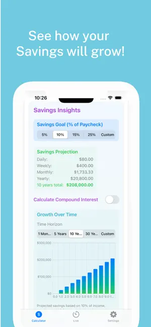 Paycheck Salary Calculator screenshot 4