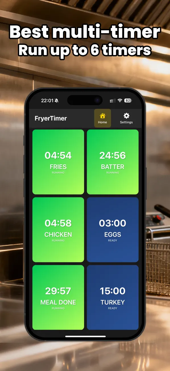 #1. Fryer Timer (iOS) Von: ALEXANDRU STAN