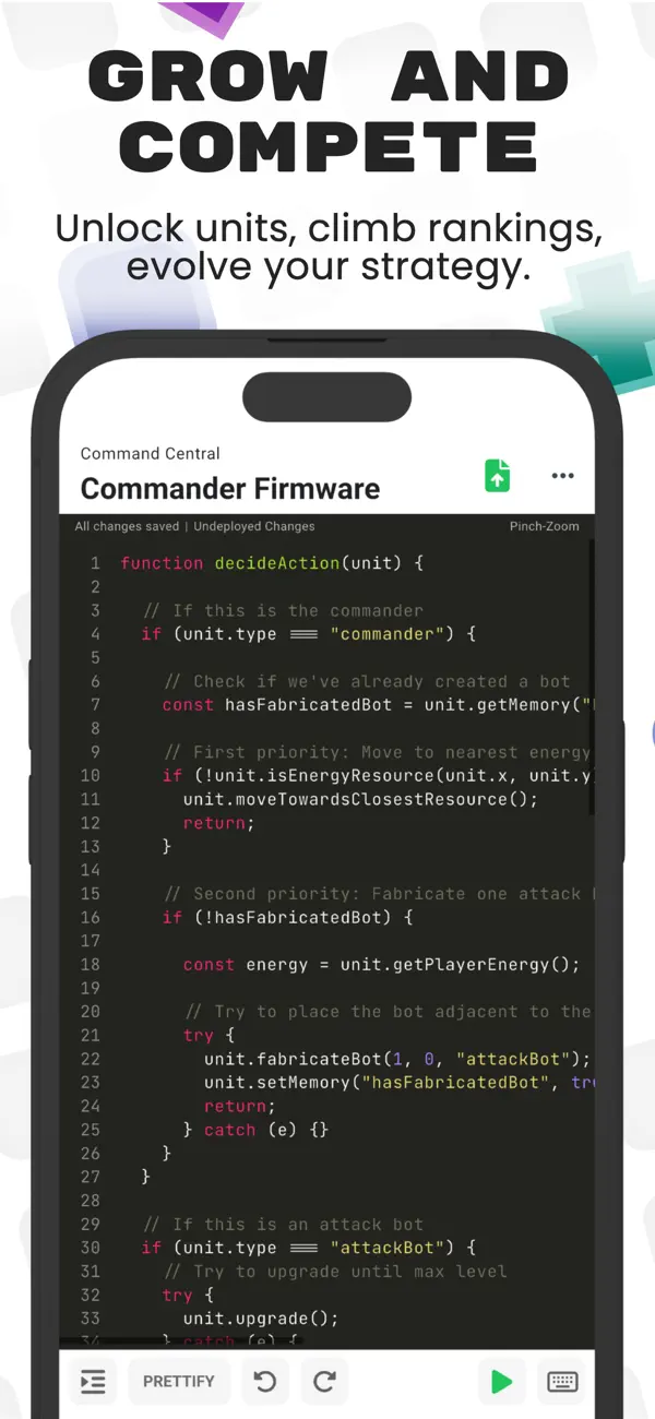 #3. Commander: Battle with Code (iOS) โดย: Big Fish Tech LLC