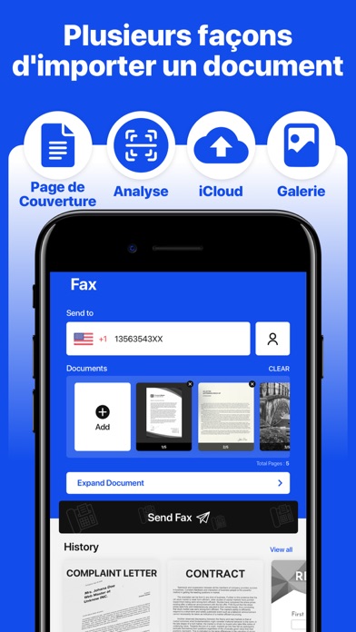 Screenshot #1 pour Fax It: Envoyer des Documents