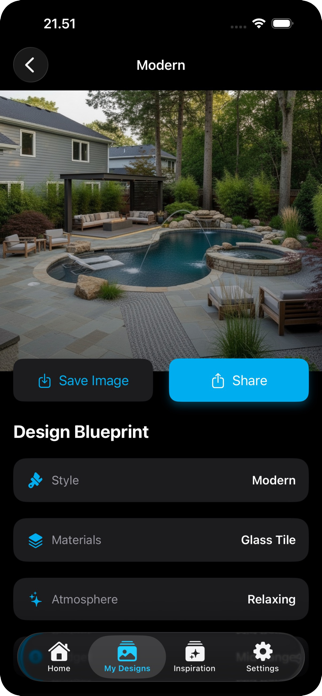 AI Pool Design: Pool Remodel Screenshot 7 of 9