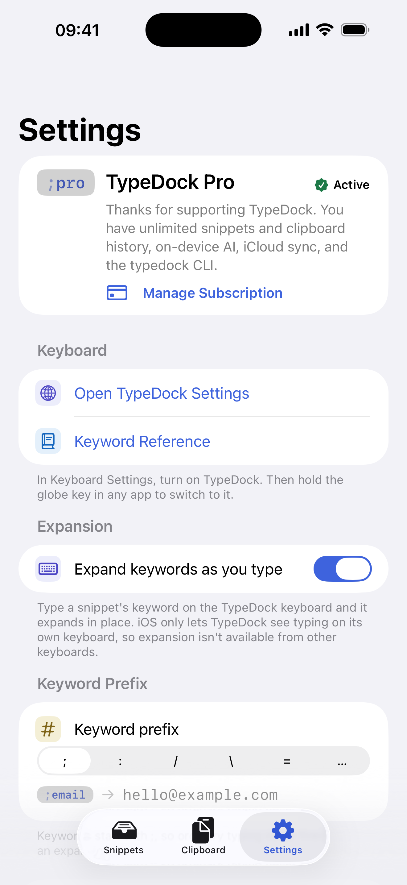 TypeDock screenshot 4